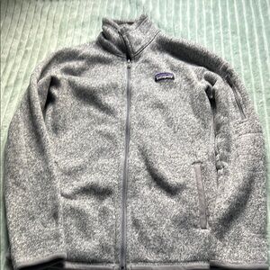 Patagonia Light Gray Fleece Jacket